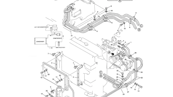 01-073 AIR CONDITIONER-SK200-6E SK210LC-6E SK200-6ES SK200LC-6E Kobelco Excavator Parts Number Electronic Catalog EPC Manuals