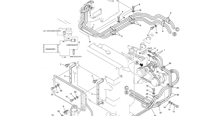 01-073 AIR CONDITIONER-SK200-6E SK210LC-6E SK200-6ES SK200LC-6E Kobelco Excavator Parts Number Electronic Catalog EPC Manuals
