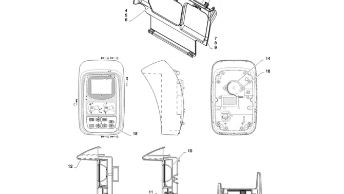 01-074(03)PANEL ASSY, INSTRUMENT-SK235SR-2 SK235SRLC-2 SK235SR Kobelco Excavator Parts Number Electronic Catalog EPC Manuals