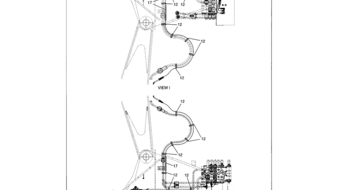01-077 CONTROL LINES - VALVE BOOM AND ARM SAFETY - CLIPS AND HOSE GUIDES-Kobelco SK480LC-6E SK480-6S SK480LC-6 SK450-6 Excavator Parts Number Electronic Catalog EPC Manuals