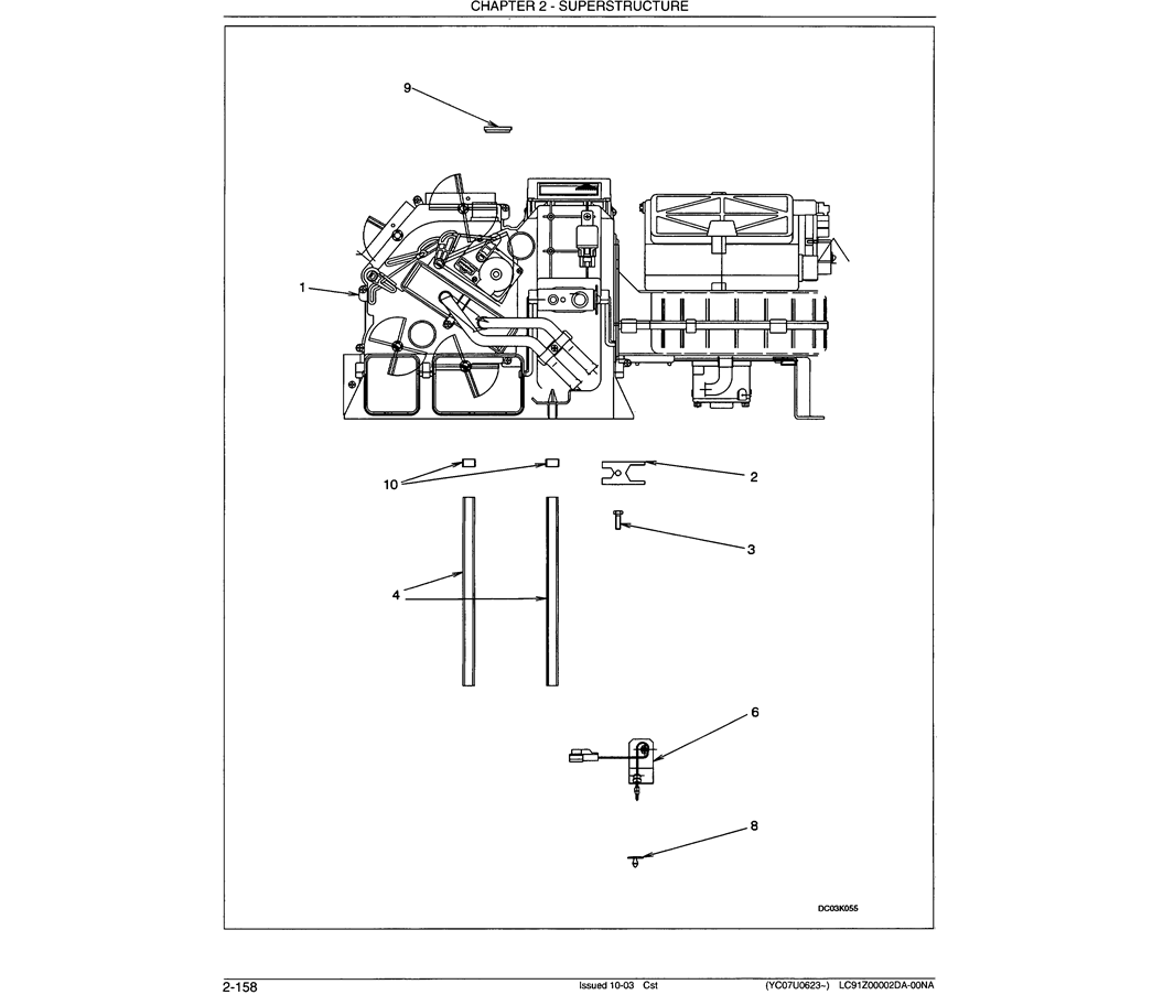 01-081 AIR CONDITIONER ASSEMBLY-SK330LC-6E SK330-6E SK350LC-6E Kobelco Excavator Parts Number Electronic Catalog EPC Manuals