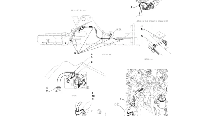 01-083(02)HARNESS ASSY, UPPER-SK235SR-2 SK235SRLC-2 SK235SR Kobelco Excavator Parts Number Electronic Catalog EPC Manuals