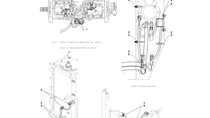01-083(06)HARNESS ASSY, UPPER-SK235SR-2 SK235SRLC-2 SK235SR Kobelco Excavator Parts Number Electronic Catalog EPC Manuals