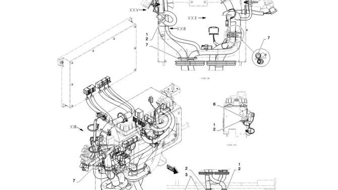 01-083(08)HARNESS ASSY, UPPER-SK235SR-2 SK235SRLC-2 SK235SR Kobelco Excavator Parts Number Electronic Catalog EPC Manuals