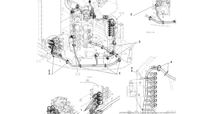 01 084(04)HARNESS ASSY, UPPER (NIBBLER & BREAKER)