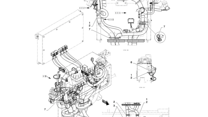 01-084(07)HARNESS ASSY, UPPER (NIBBLER & BREAKER)-SK235SR-2 SK235SRLC-2 SK235SR Kobelco Excavator Parts Number Electronic Catalog EPC Manuals