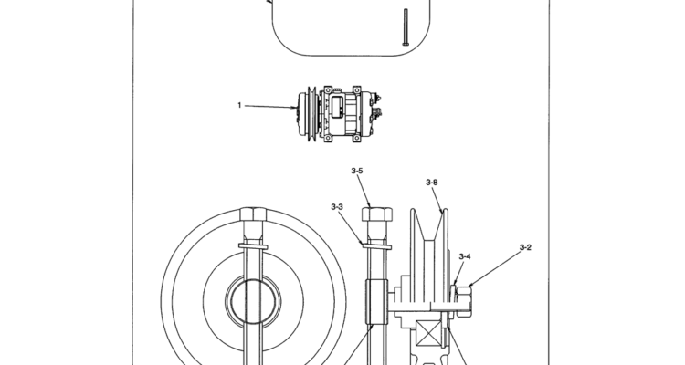 01-085 AIR COMPRESSOR ASSEMBLY-SK330LC-6E SK330-6E SK350LC-6E Kobelco Excavator Parts Number Electronic Catalog EPC Manuals