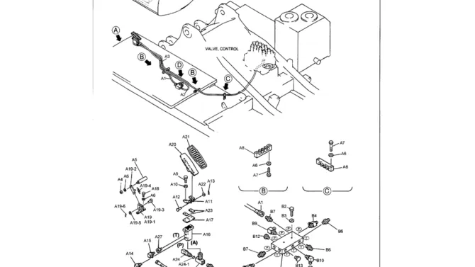 01-086 REMOTE CONTROL LINES BREAKER-Kobelco SK480LC-6E SK480-6S SK480LC-6 SK450-6 Excavator Parts Number Electronic Catalog EPC Manuals