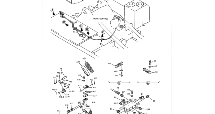 01-086 REMOTE CONTROL LINES BREAKER-Kobelco SK480LC-6E SK480-6S SK480LC-6 SK450-6 Excavator Parts Number Electronic Catalog EPC Manuals