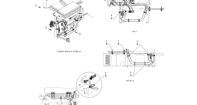 01-086(02)HARNESS ASSY, UPPER-SK235SR-2 SK235SRLC-2 SK235SR Kobelco Excavator Parts Number Electronic Catalog EPC Manuals