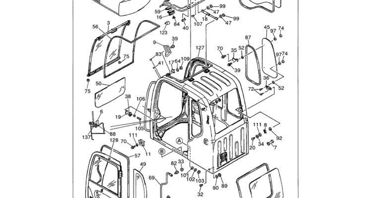 01 091 CAB ASSY GLASS AND DOORS (YN02C00103F2)
