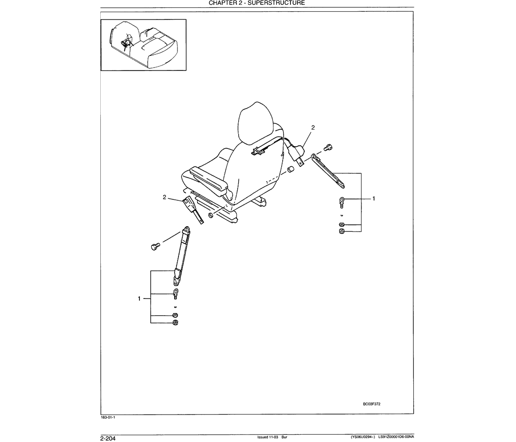 01-098 SEAT BELT-Kobelco SK480LC-6E SK480-6S SK480LC-6 SK450-6 Excavator Parts Number Electronic Catalog EPC Manuals