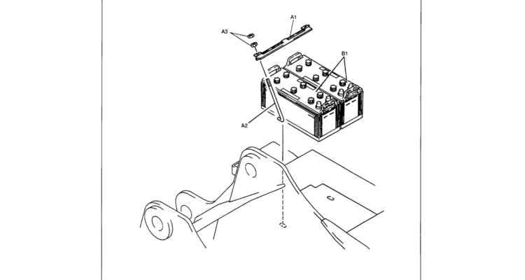 01-110 BATTERY INSTALLATION-Kobelco SK480LC-6E SK480-6S SK480LC-6 SK450-6 Excavator Parts Number Electronic Catalog EPC Manuals