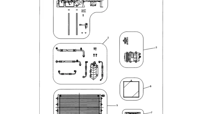 01-115 AIR CONDITIONER GROUPS-Kobelco SK480LC-6E SK480-6S SK480LC-6 SK450-6 Excavator Parts Number Electronic Catalog EPC Manuals