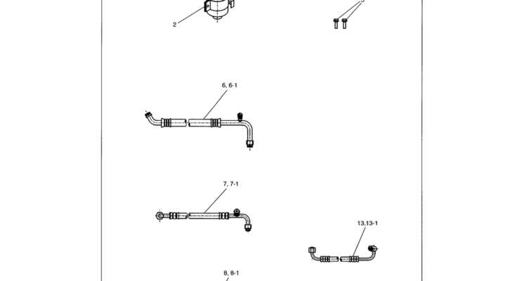 01-117 AIR DRYER ASSY-Kobelco SK480LC-6E SK480-6S SK480LC-6 SK450-6 Excavator Parts Number Electronic Catalog EPC Manuals