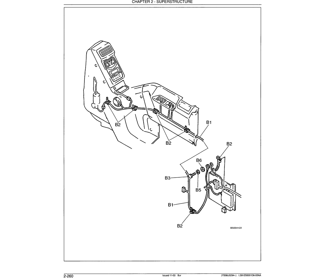 01-124 HARNESS ASSY CAB-Kobelco SK480LC-6E SK480-6S SK480LC-6 SK450-6 Excavator Parts Number Electronic Catalog EPC Manuals