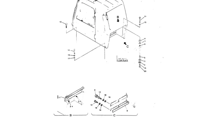 02-001 INSTALL, CAB P/N 24100N7462F1-Kobelco SK220LC-3 SK250LC SK220-3 Excavator Parts Number Electronic Catalog EPC Manuals