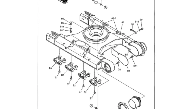 02-001 LOWER GROUP-Kobelco SK480LC-6E SK480-6S SK480LC-6 SK450-6 Excavator Parts Number Electronic Catalog EPC Manuals