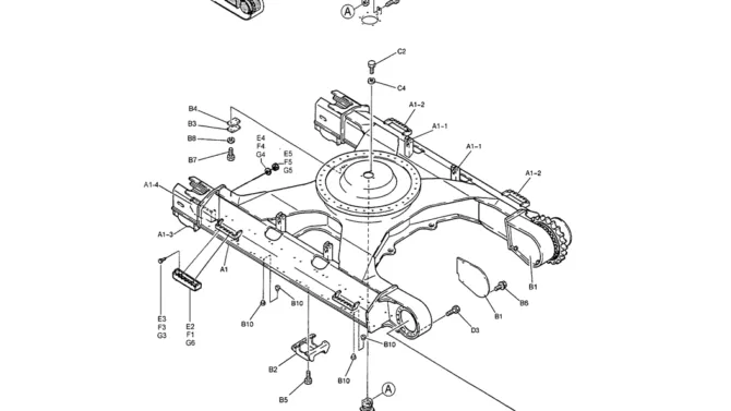 02-001 LOWER INSTALLATION-SK200-6E SK210LC-6E SK200-6ES SK200LC-6E Kobelco Excavator Parts Number Electronic Catalog EPC Manuals