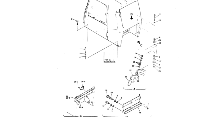 02-002 INSTALL, CAB P/N 24100N7745F1-Kobelco SK220LC-3 SK250LC SK220-3 Excavator Parts Number Electronic Catalog EPC Manuals