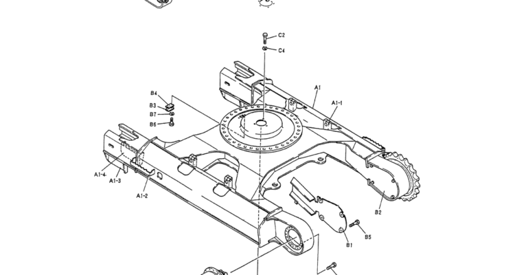02-002 LOW GROUP (FOR LONG CRAWLER)-Kobelco SK120LC-5 SK120-V SK120LC-3 Excavator Parts Number Electronic Catalog EPC Manuals