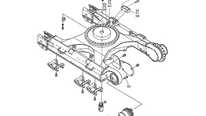 02-002 LOWER INSTALLATION (STANDARD)-SK330LC-6E SK330-6E SK350LC-6E Kobelco Excavator Parts Number Electronic Catalog EPC Manuals