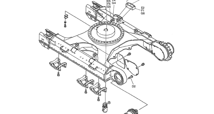 02-002 LOWER INSTALLATION (STANDARD)-SK330LC-6E SK330-6E SK350LC-6E Kobelco Excavator Parts Number Electronic Catalog EPC Manuals