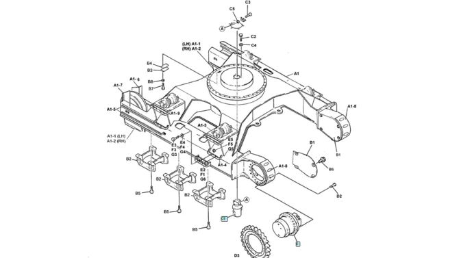 02-002(01) LOWER INSTALLATION (HIGH AND WIDE)-SK200-6E SK210LC-6E SK200-6ES SK200LC-6E Kobelco Excavator Parts Number Electronic Catalog EPC Manuals