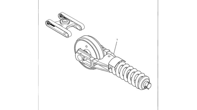 02-003 IDLER ASSEMBLY, CRAWLER-Kobelco SK480LC-6E SK480-6S SK480LC-6 SK450-6 Excavator Parts Number Electronic Catalog EPC Manuals