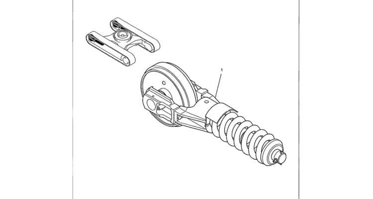 02-003 IDLER ASSEMBLY, CRAWLER-Kobelco SK480LC-6E SK480-6S SK480LC-6 SK450-6 Excavator Parts Number Electronic Catalog EPC Manuals