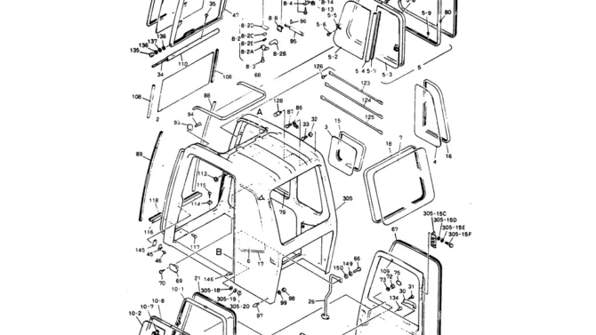 02-003(01) CAB ASSY P/N 24100J14396F9-Kobelco SK220LC-3 SK250LC SK220-3 Excavator Parts Number Electronic Catalog EPC Manuals