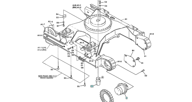 02-003(01) LOWER INSTALLATION (LOGGER-HIGH AND WIDE)-SK200-6E SK210LC-6E SK200-6ES SK200LC-6E Kobelco Excavator Parts Number Electronic Catalog EPC Manuals