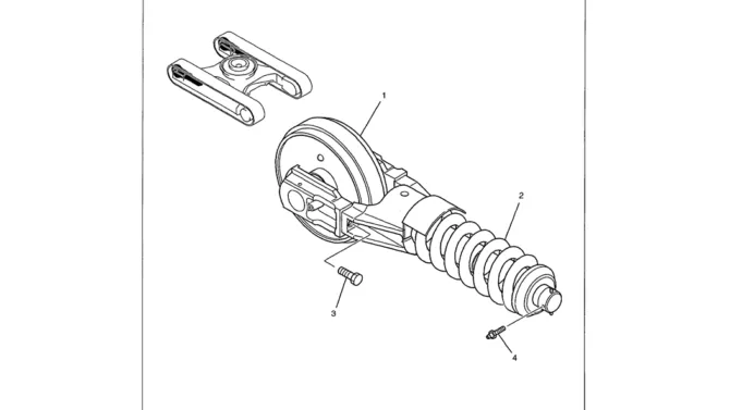 02-004 CRAWLER IDLER ASSEMBLY-Kobelco SK480LC-6E SK480-6S SK480LC-6 SK450-6 Excavator Parts Number Electronic Catalog EPC Manuals