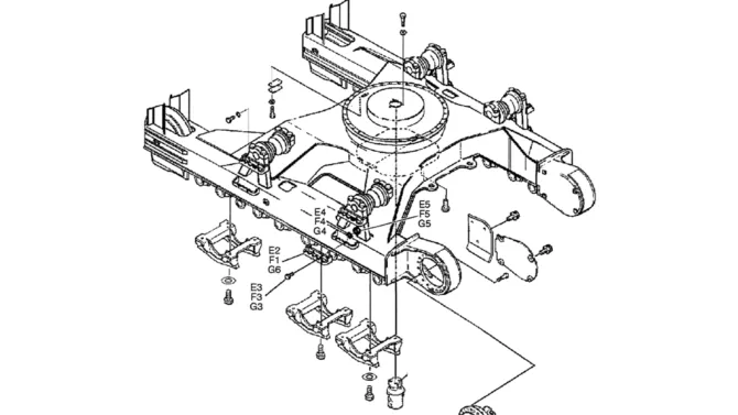 02-004 LOWER GROUP (HIGH AND WIDE)-SK330LC-6E SK330-6E SK350LC-6E Kobelco Excavator Parts Number Electronic Catalog EPC Manuals