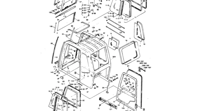 02-004(01) CAB ASSY P/N 24100J14396F15-Kobelco SK220LC-3 SK250LC SK220-3 Excavator Parts Number Electronic Catalog EPC Manuals