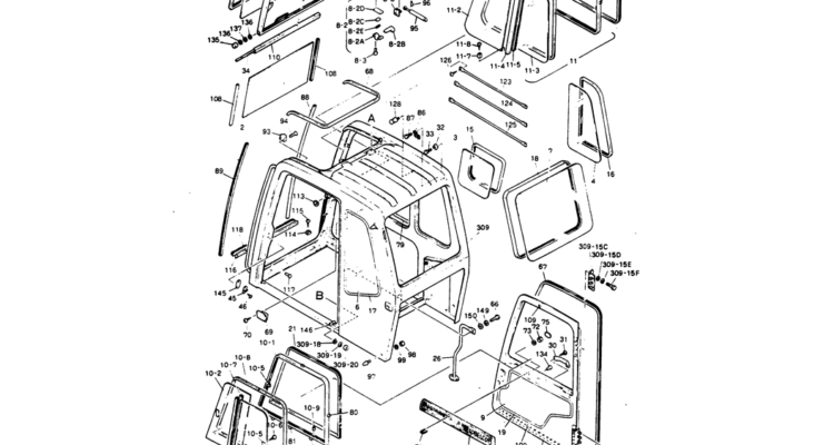 02-004(01) CAB ASSY P/N 24100J14396F15-Kobelco SK220LC-3 SK250LC SK220-3 Excavator Parts Number Electronic Catalog EPC Manuals