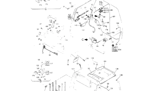 02-004(02) CAB ASSY P/N 24100J14396F15-Kobelco SK220LC-3 SK250LC SK220-3 Excavator Parts Number Electronic Catalog EPC Manuals