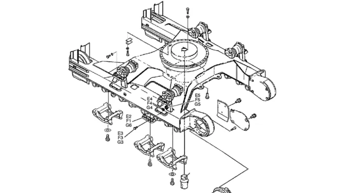 02-005 LOWER GROUP (HIGH AND WIDE)-SK330LC-6E SK330-6E SK350LC-6E Kobelco Excavator Parts Number Electronic Catalog EPC Manuals