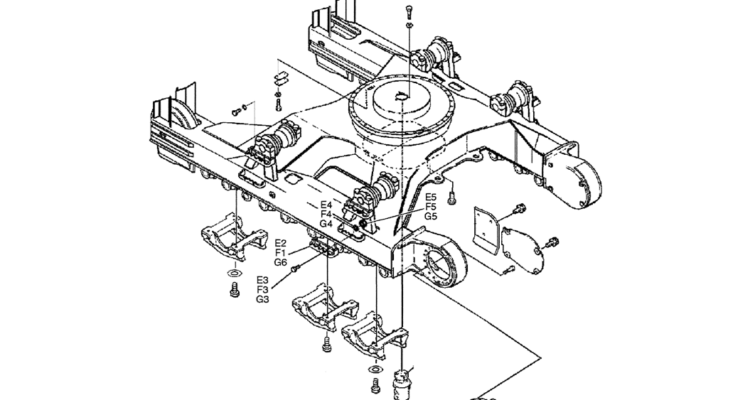02-005 LOWER GROUP (HIGH AND WIDE)-SK330LC-6E SK330-6E SK350LC-6E Kobelco Excavator Parts Number Electronic Catalog EPC Manuals