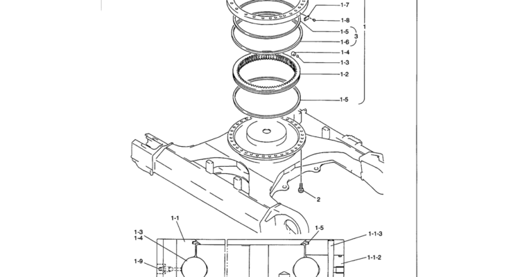 02-006 SLEWING RING ASSEMBLY-SK330LC-6E SK330-6E SK350LC-6E Kobelco Excavator Parts Number Electronic Catalog EPC Manuals