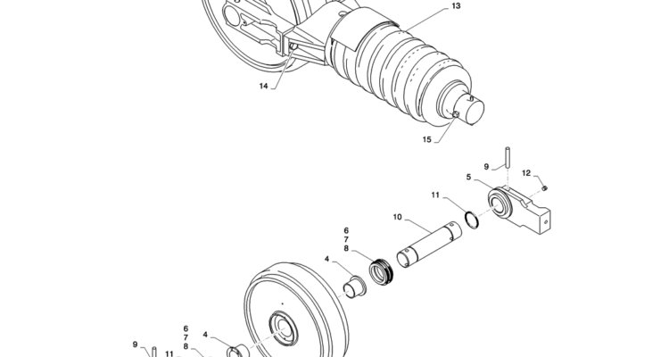 02-006(01)IDLER ASSY, CRAWLER-SK235SR-2 SK235SRLC-2 SK235SR Kobelco Excavator Parts Number Electronic Catalog EPC Manuals