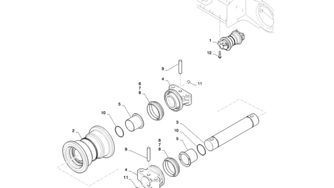 02-007(00)TRACK ROLLER ASSY-SK235SR-2 SK235SRLC-2 SK235SR Kobelco Excavator Parts Number Electronic Catalog EPC Manuals