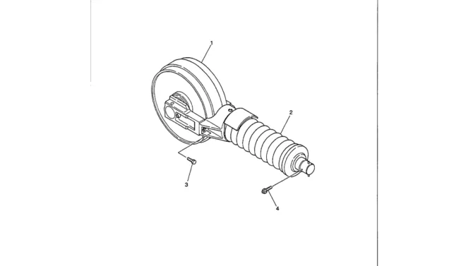 02-008 CRAWLER IDLER ASSEMBLY-SK330LC-6E SK330-6E SK350LC-6E Kobelco Excavator Parts Number Electronic Catalog EPC Manuals