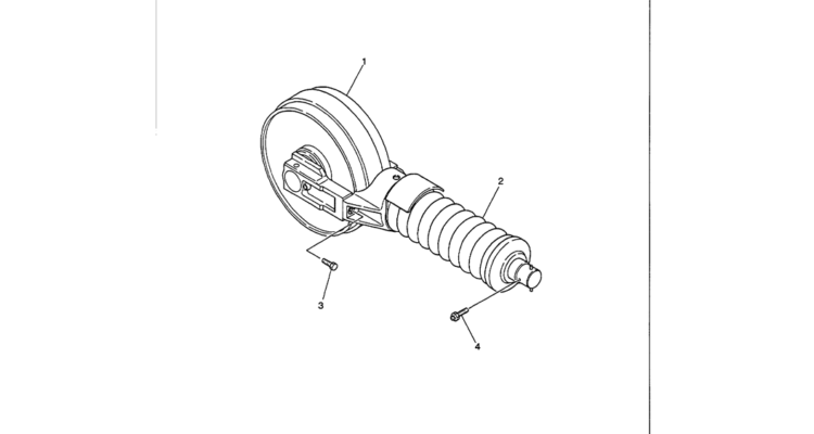 02-008 CRAWLER IDLER ASSEMBLY-SK330LC-6E SK330-6E SK350LC-6E Kobelco Excavator Parts Number Electronic Catalog EPC Manuals