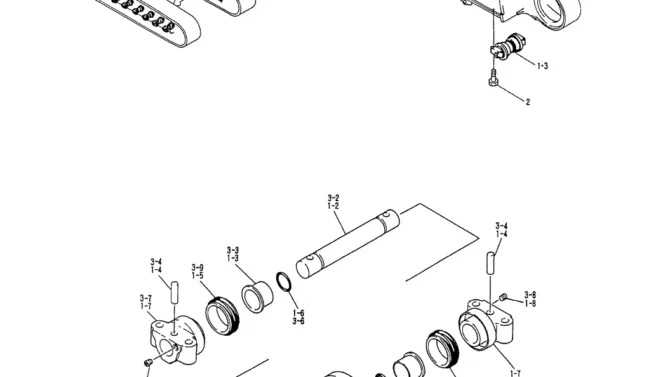 02-008 ROLLER ASSY, TRACK (FOR RUBBER CRAWLER)-Kobelco SK120LC-5 SK120-V SK120LC-3 Excavator Parts Number Electronic Catalog EPC Manuals