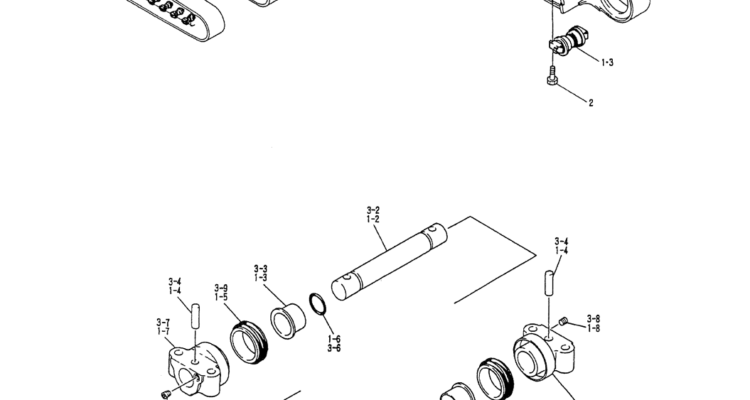 02 008 ROLLER ASSY, TRACK (FOR RUBBER CRAWLER)