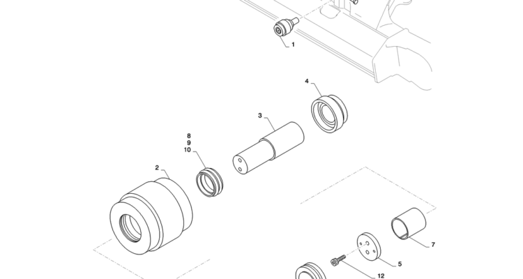 02-008(00)UPPER ROLLER ASSY-SK235SR-2 SK235SRLC-2 SK235SR Kobelco Excavator Parts Number Electronic Catalog EPC Manuals