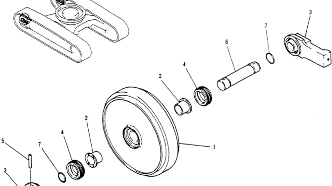 02-008IDLER ASSY-Kobelco SK200-3 SK200LC-5 SK200 Excavator Parts Number Electronic Catalog EPC Manuals