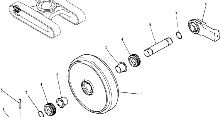 02-008IDLER ASSY-Kobelco SK200-3 SK200LC-5 SK200 Excavator Parts Number Electronic Catalog EPC Manuals