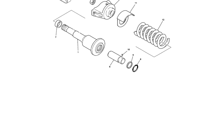 02-009 IDLER ADJUSTMENT ASSEMBLY-SK200-6E SK210LC-6E SK200-6ES SK200LC-6E Kobelco Excavator Parts Number Electronic Catalog EPC Manuals
